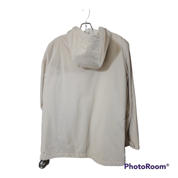 EDDIE Bauer tan lightweight lined hooded zip front jacket - Picture 2 of 8